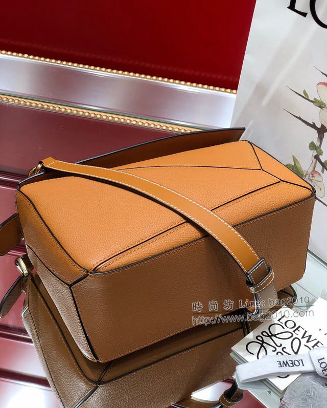 LOEWE經典爆款包包 羅意威小號Puzzle拼接手提斜挎包 10172  tcl1205